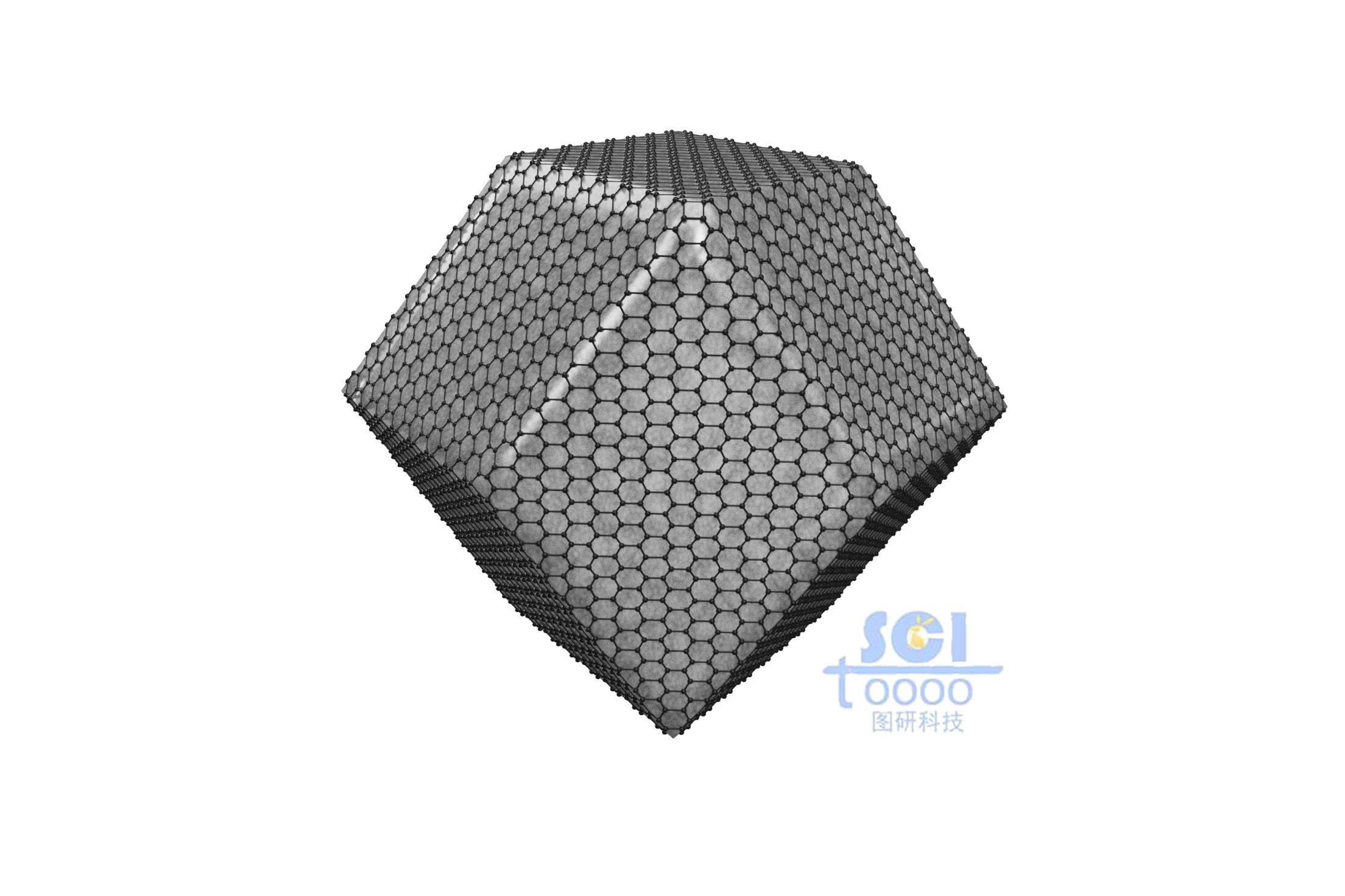 石墨烯包裹的ZIF-8結(jié)構(gòu)