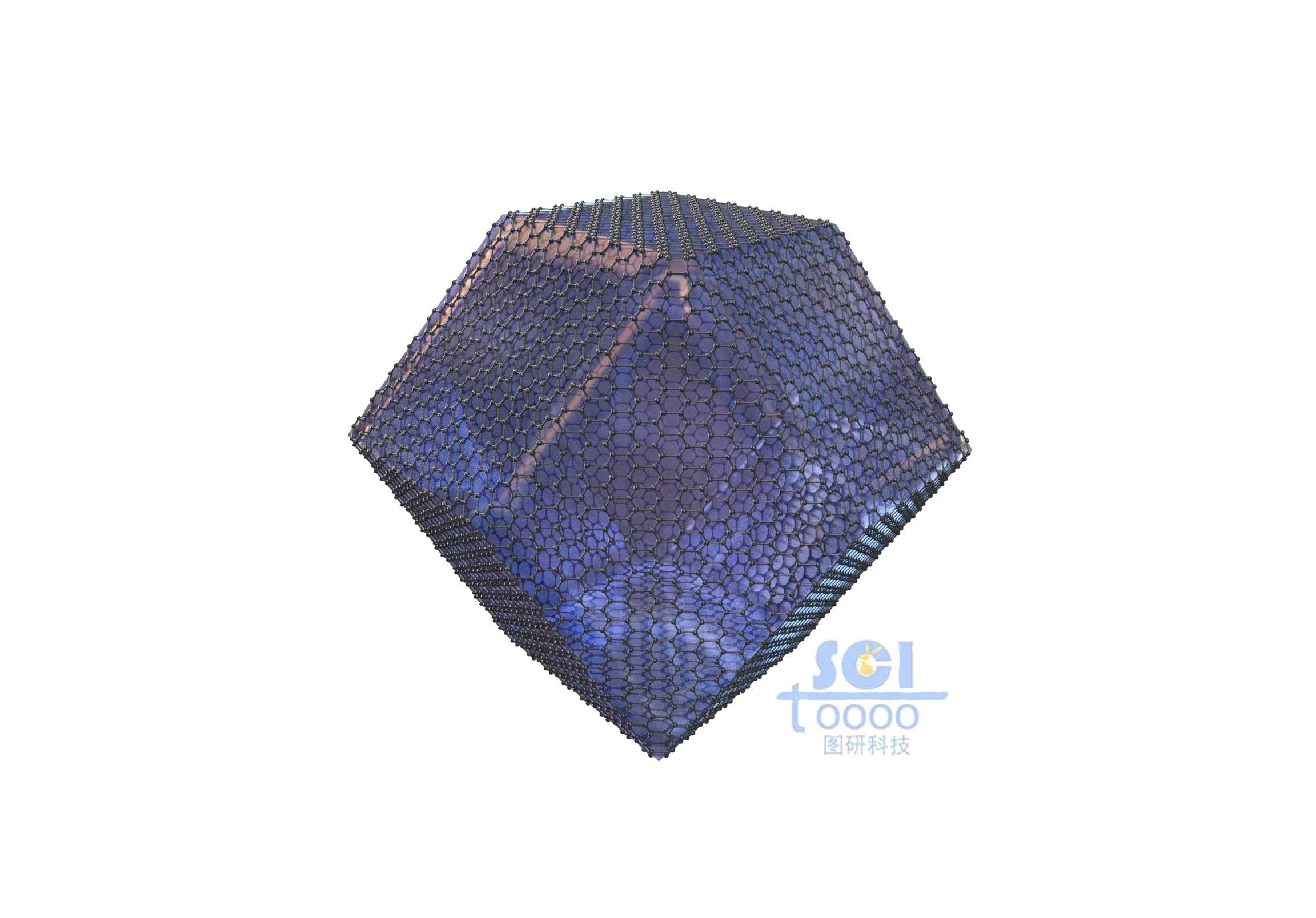 石墨烯包裹的ZIF-8結(jié)構(gòu)