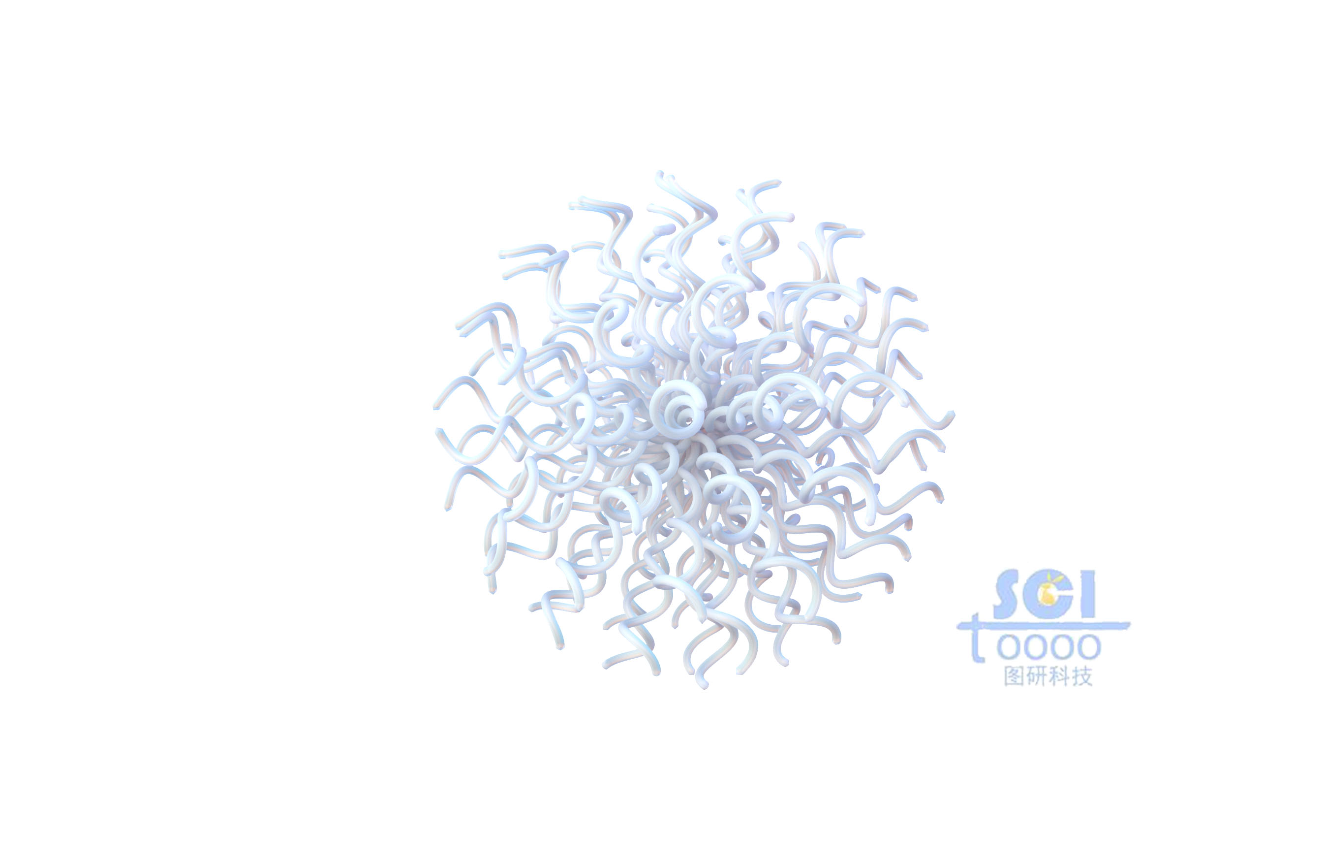 蛋白質(zhì)堆積的納米球