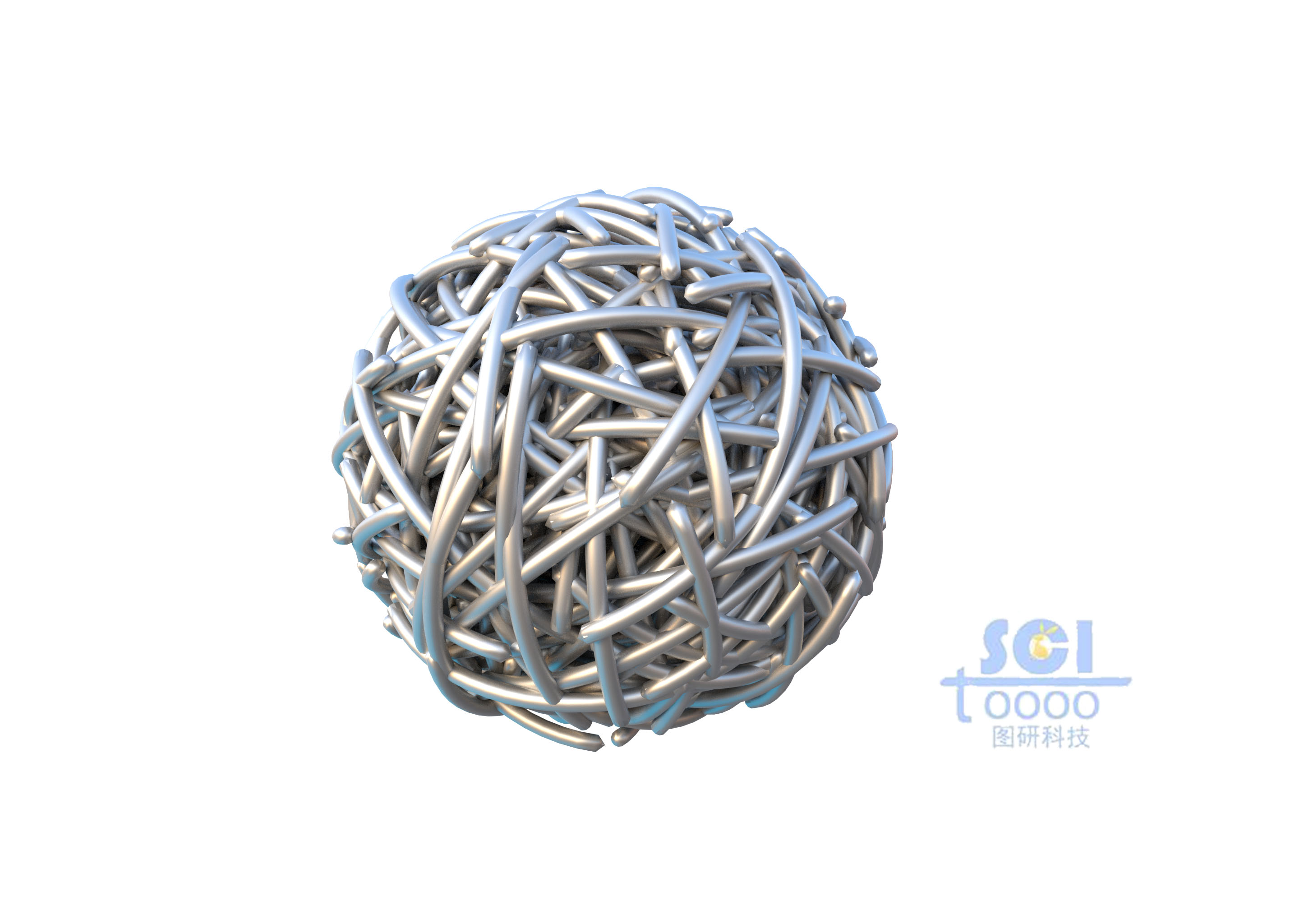 高分子鏈段交聯(lián)的實(shí)心籠狀球