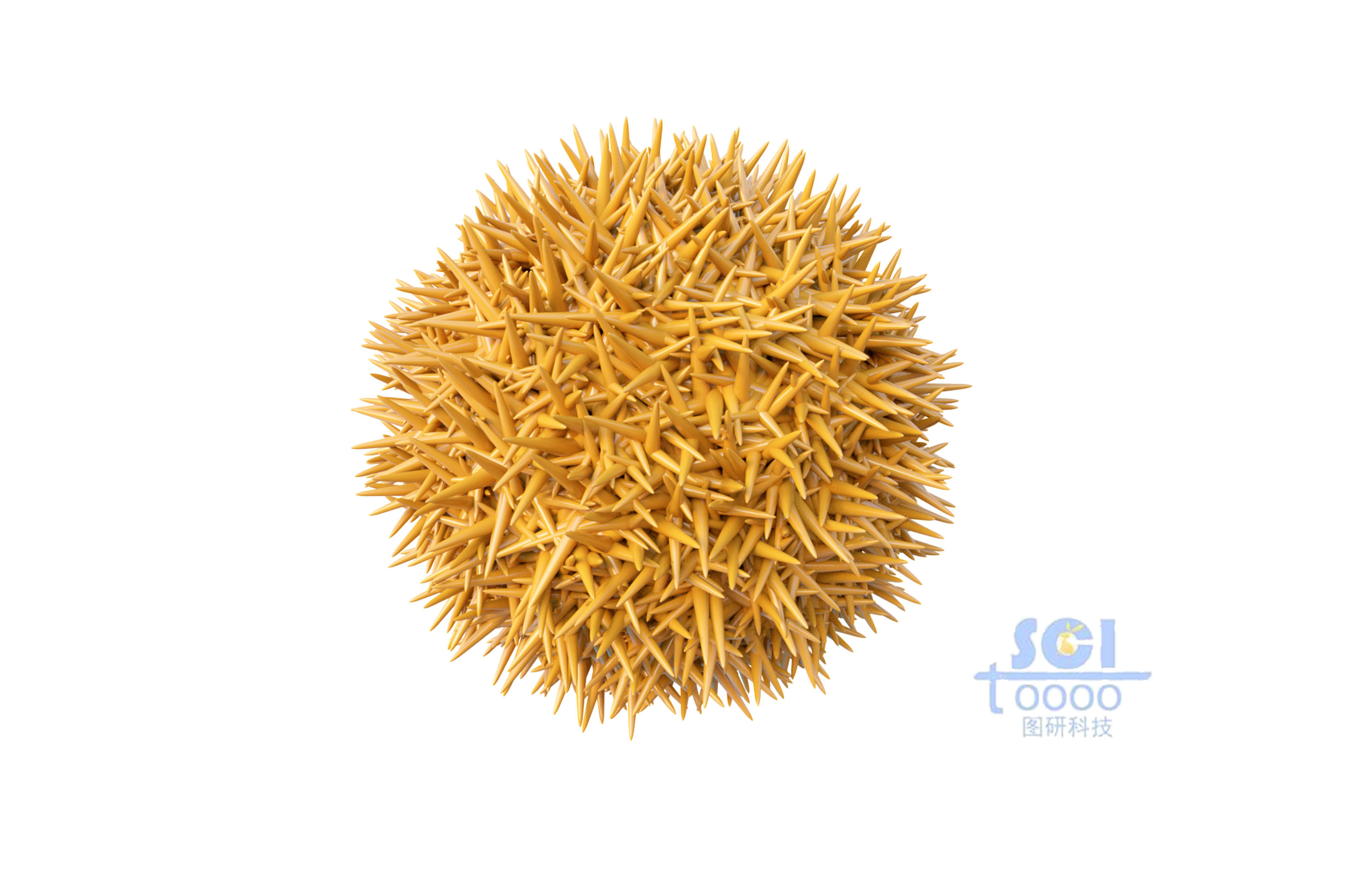 針葉狀團簇的納米顆粒