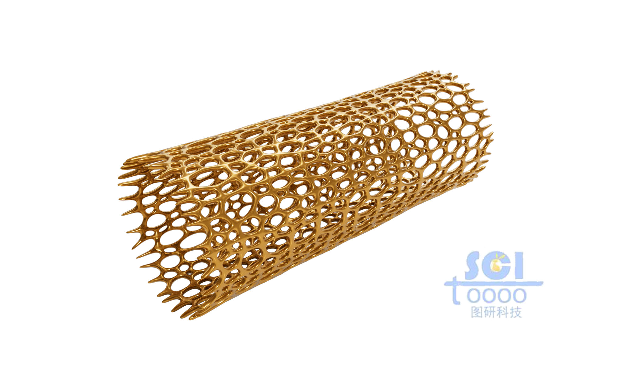 多孔無(wú)縫碳微米管材料