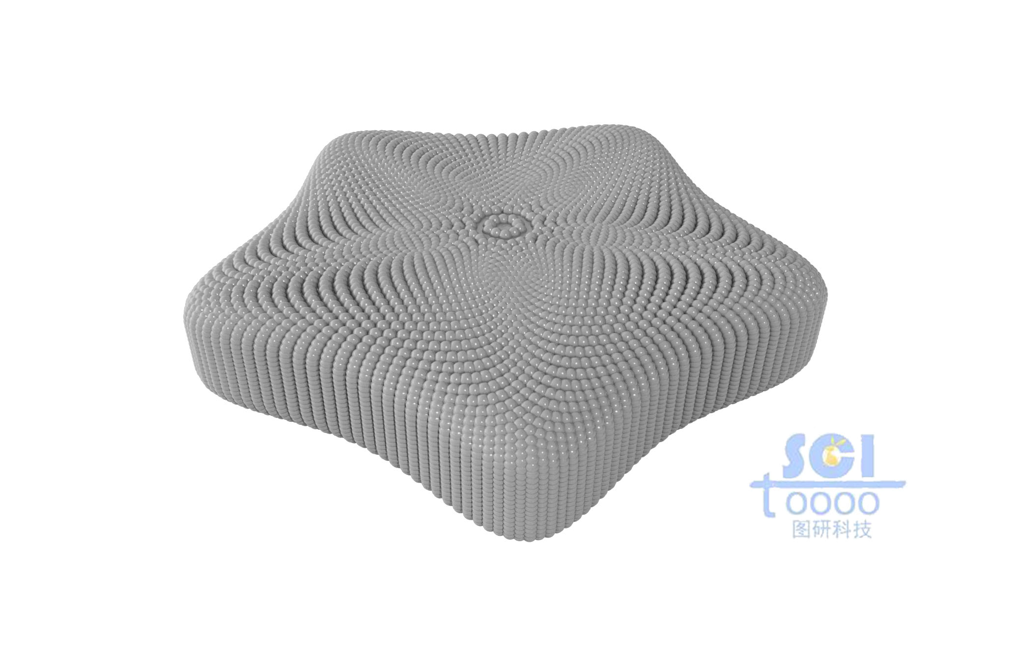 納米顆粒自組裝形成的三維立體結(jié)構(gòu)