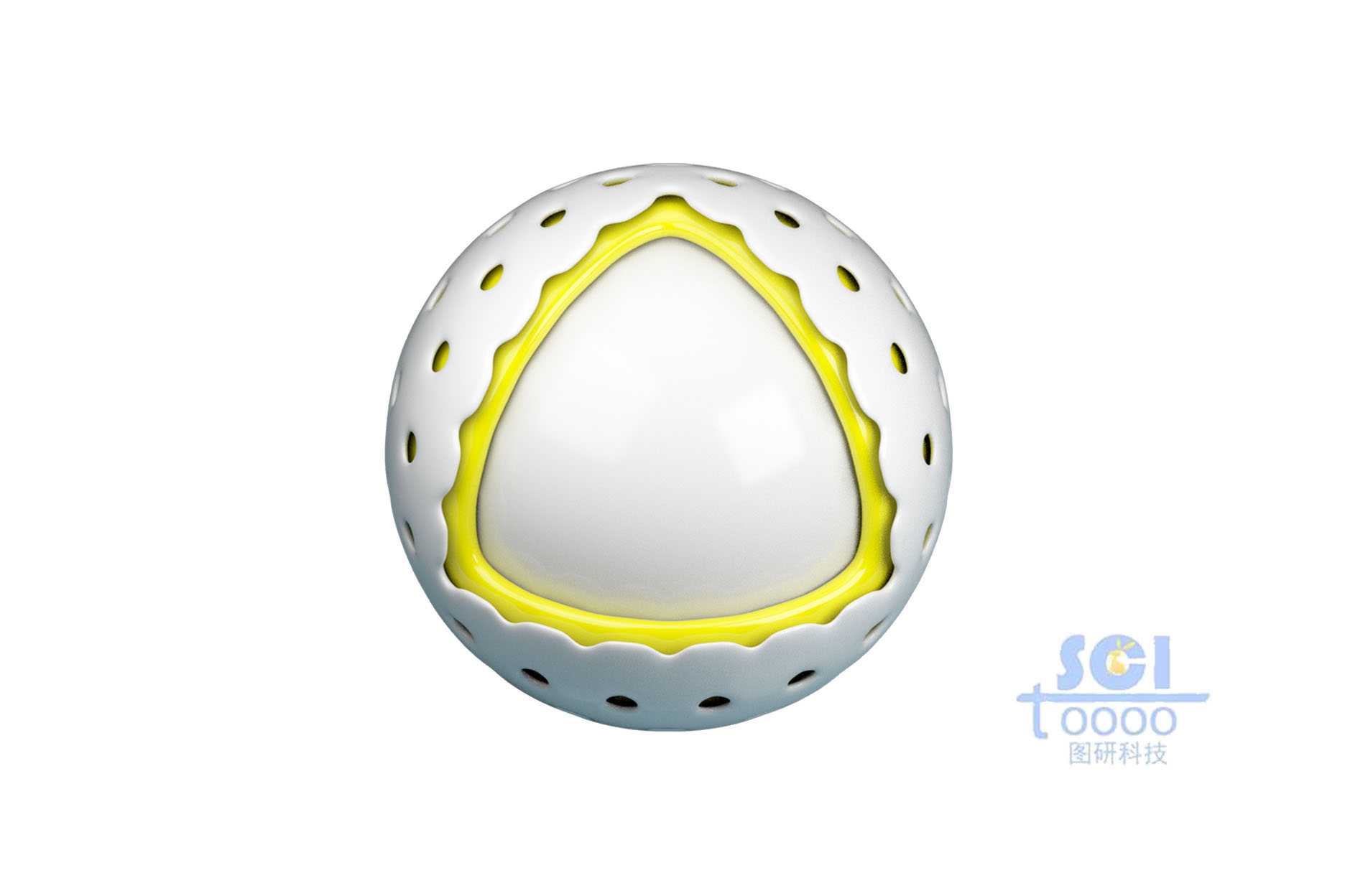 多層多孔納米球
