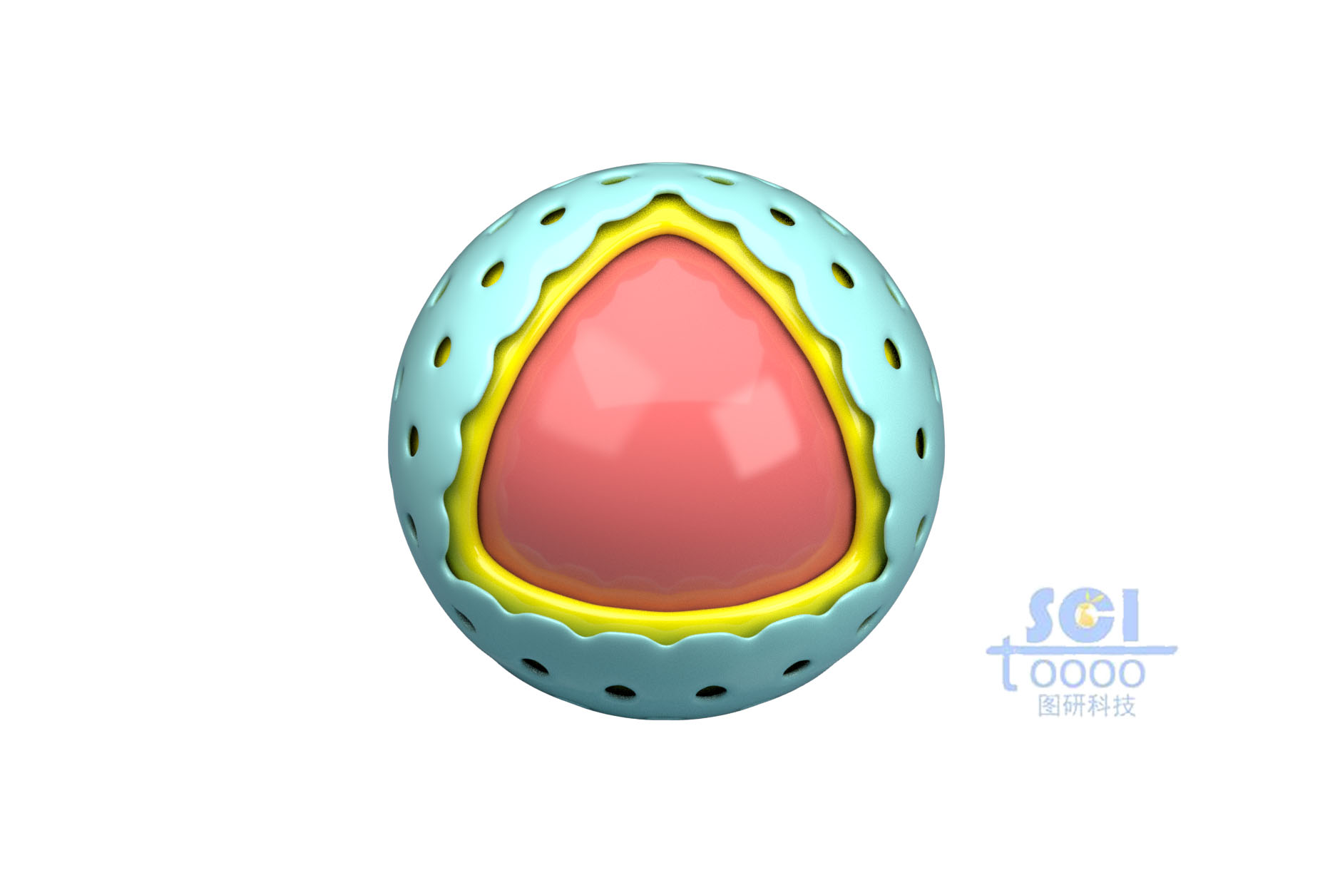 多層多孔納米球