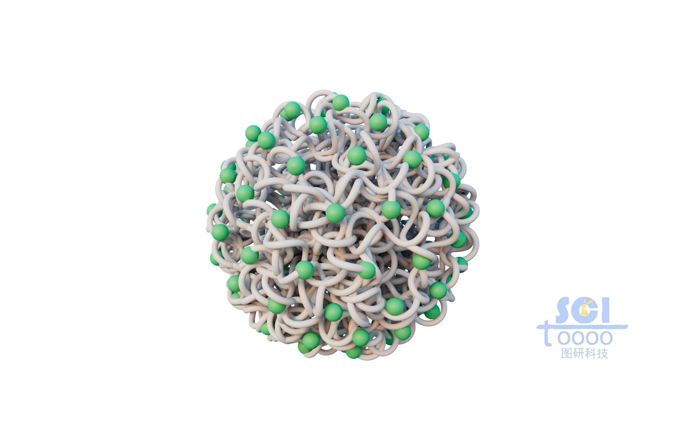 負(fù)載原子的納米球