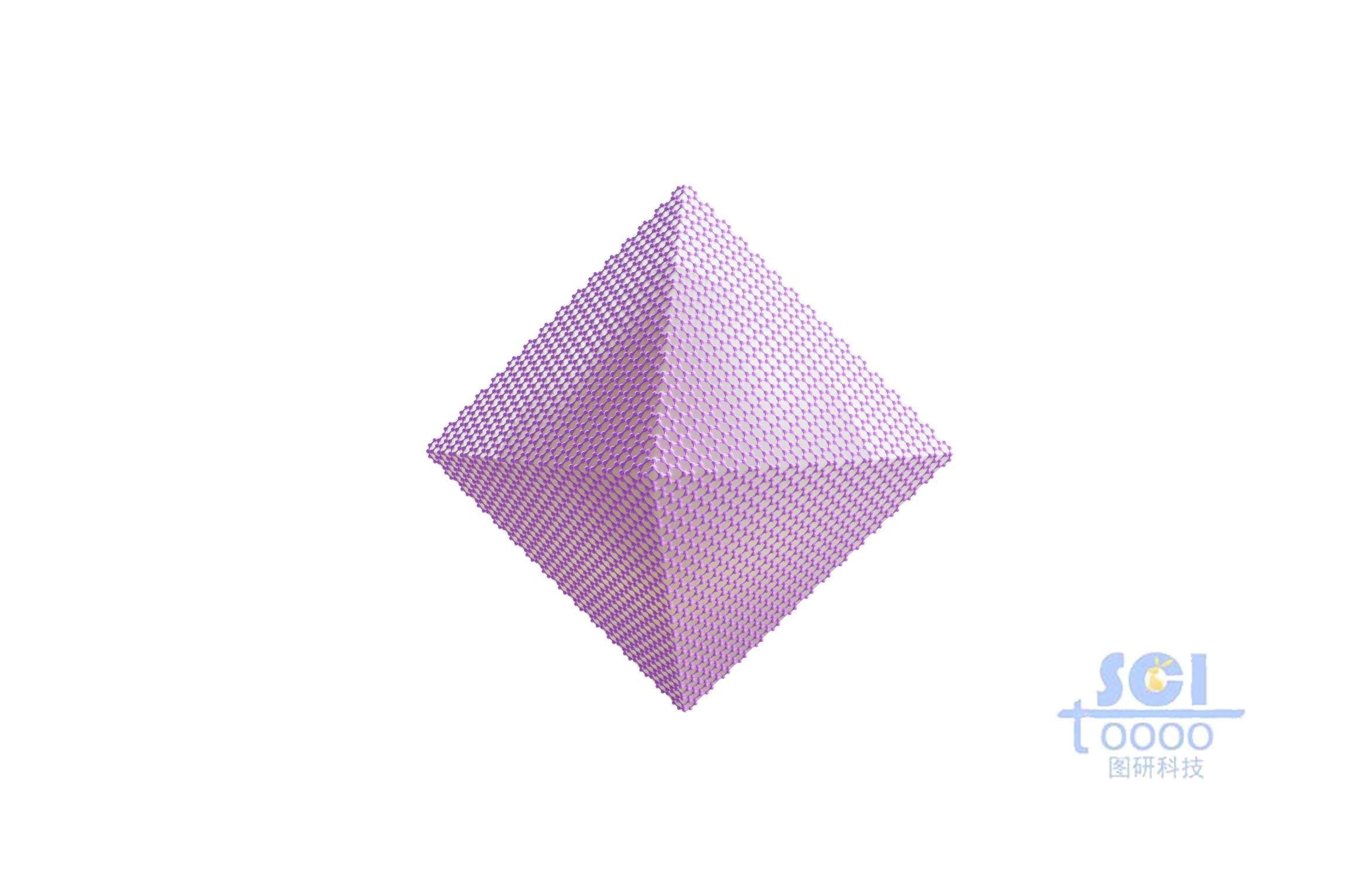 石墨烯包裹的八面體