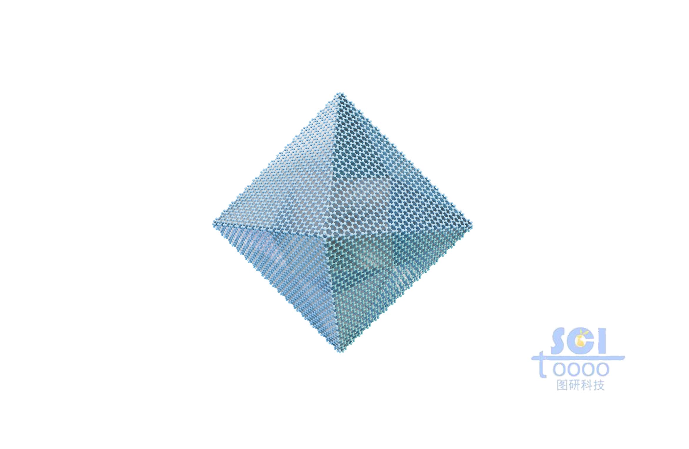 石墨烯包裹的八面體