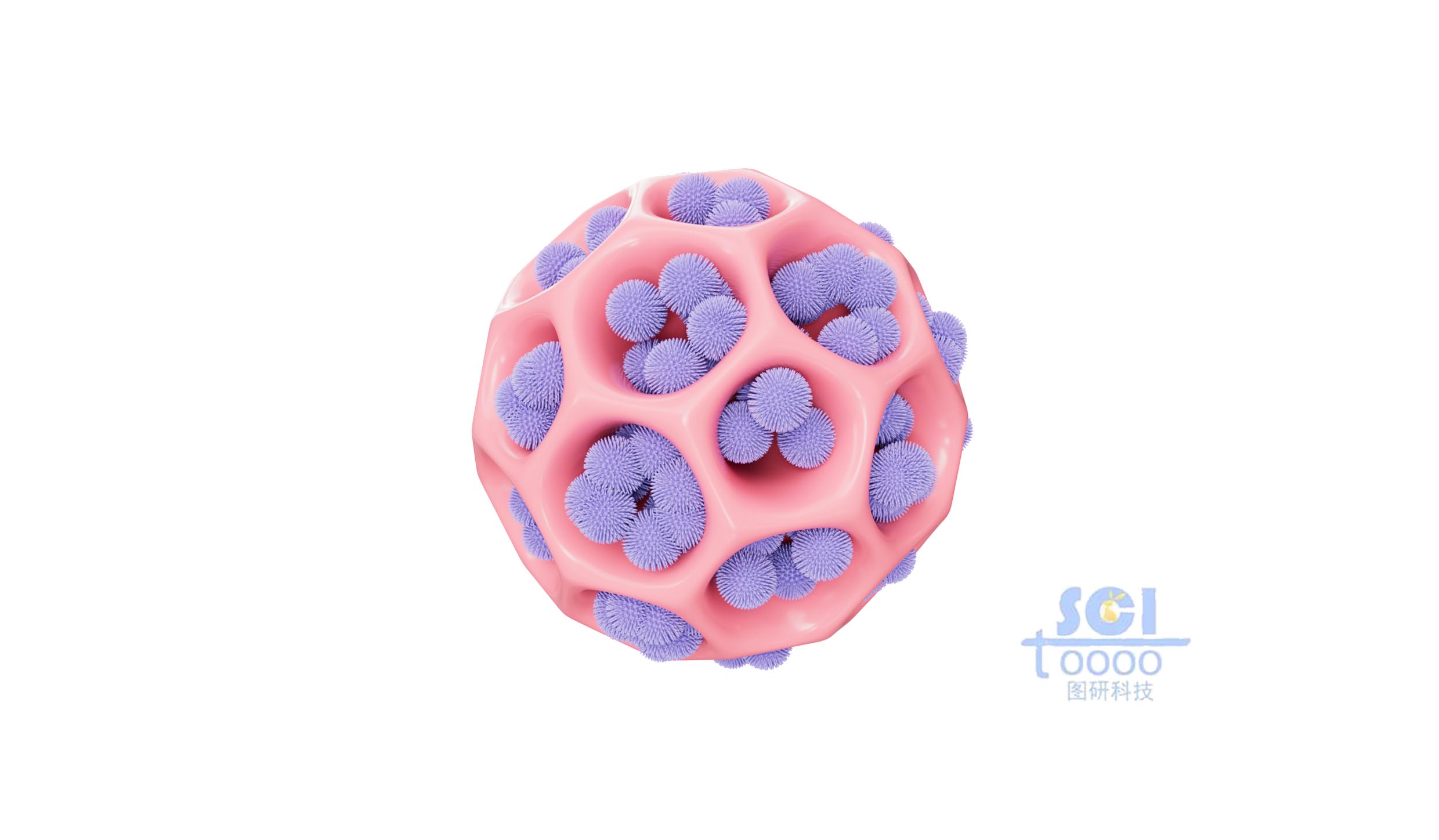 納米粒子分布介孔球