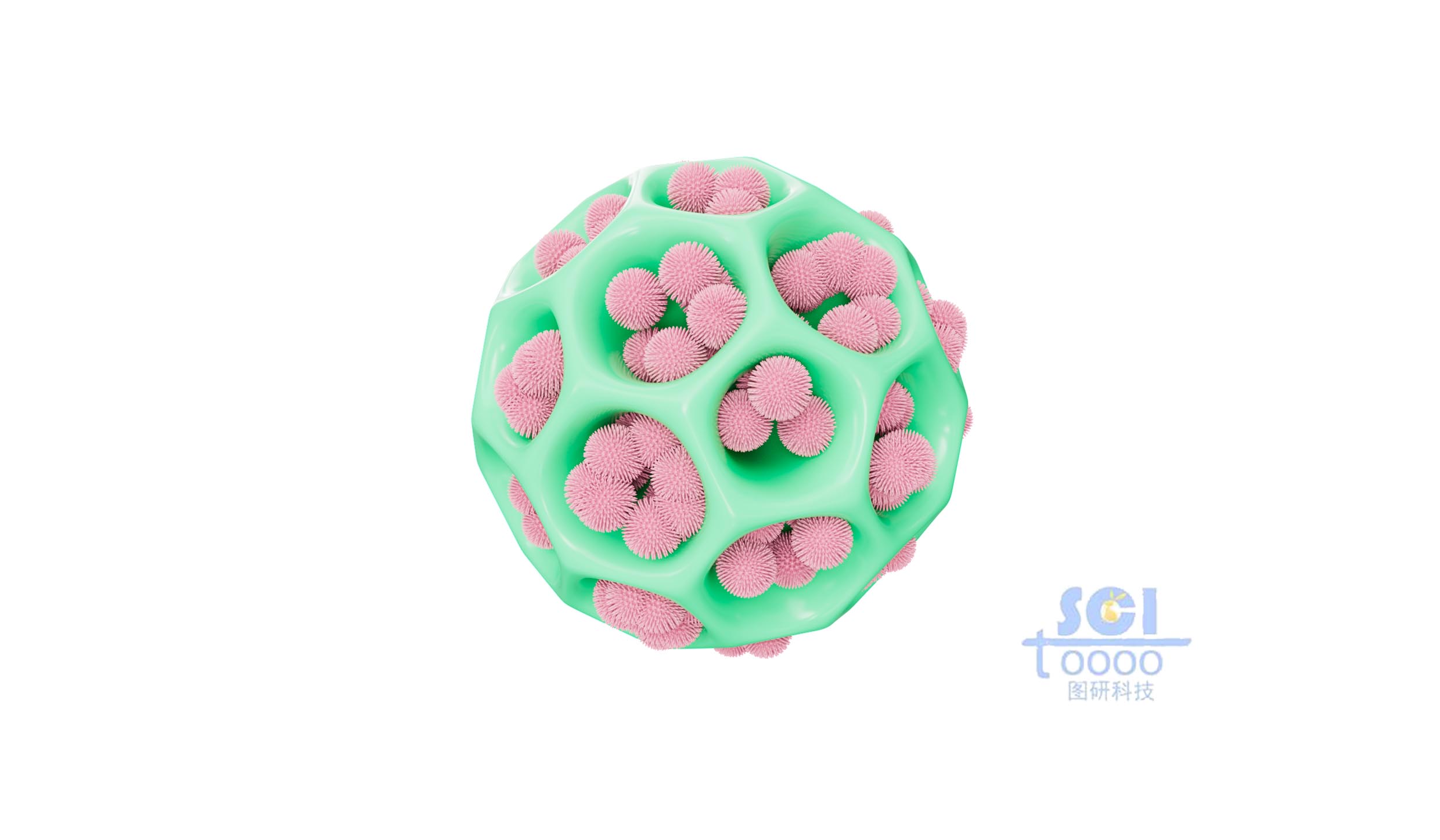 納米粒子分布介孔球