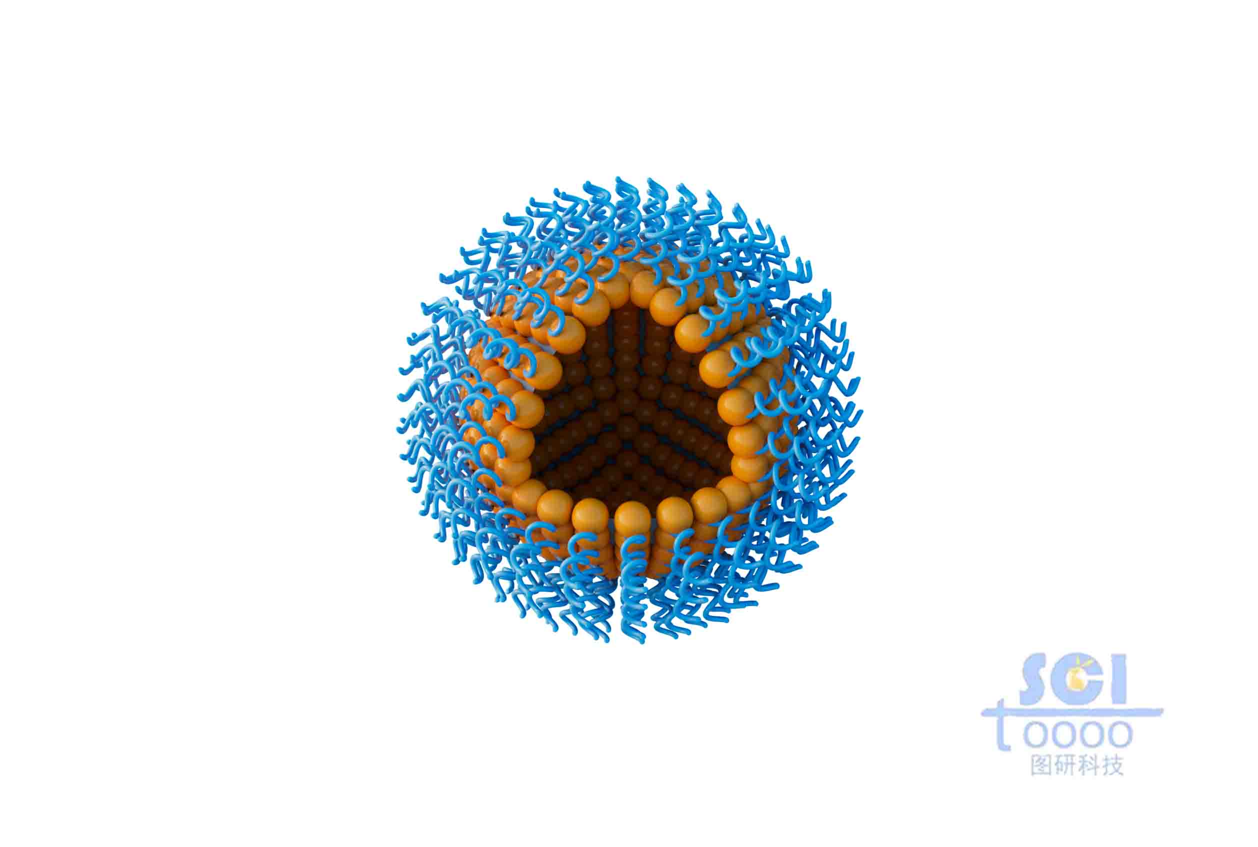 八分之一切面的納米球