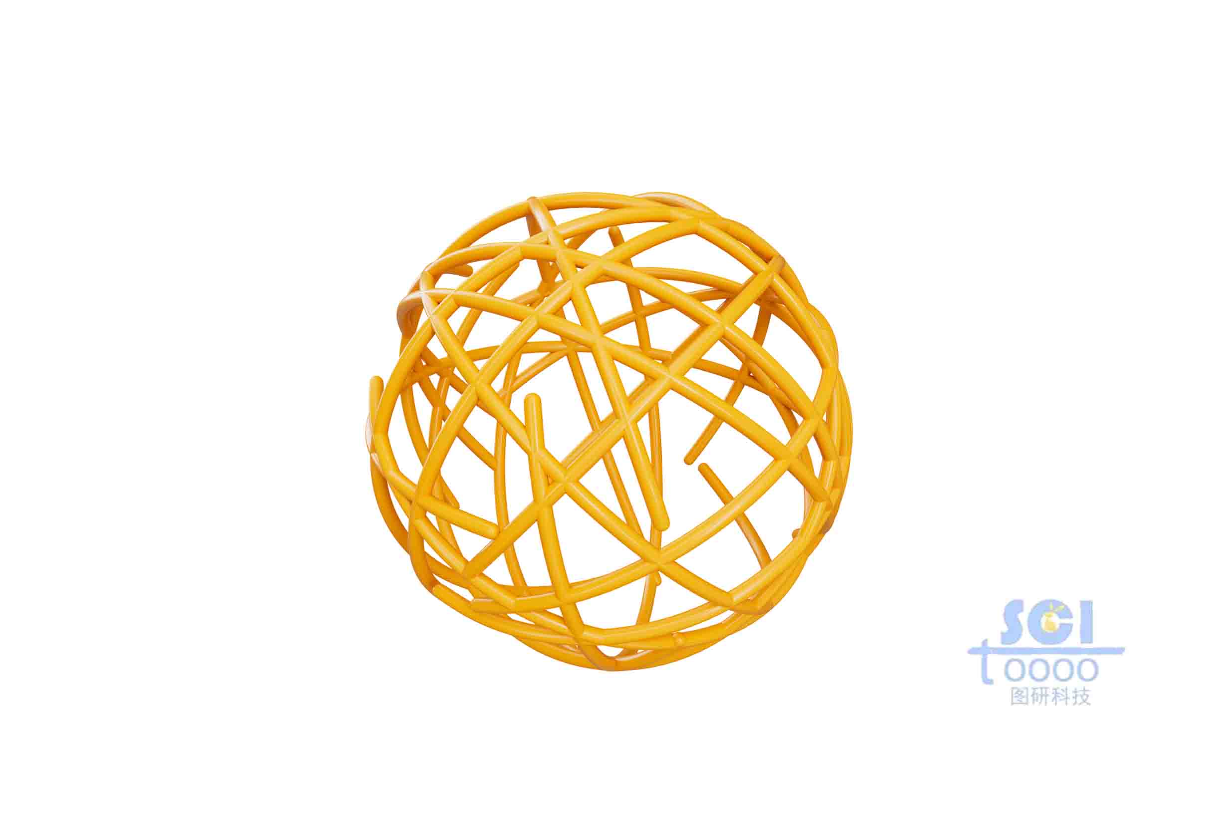 高分子鏈段纏繞的籠狀納米球