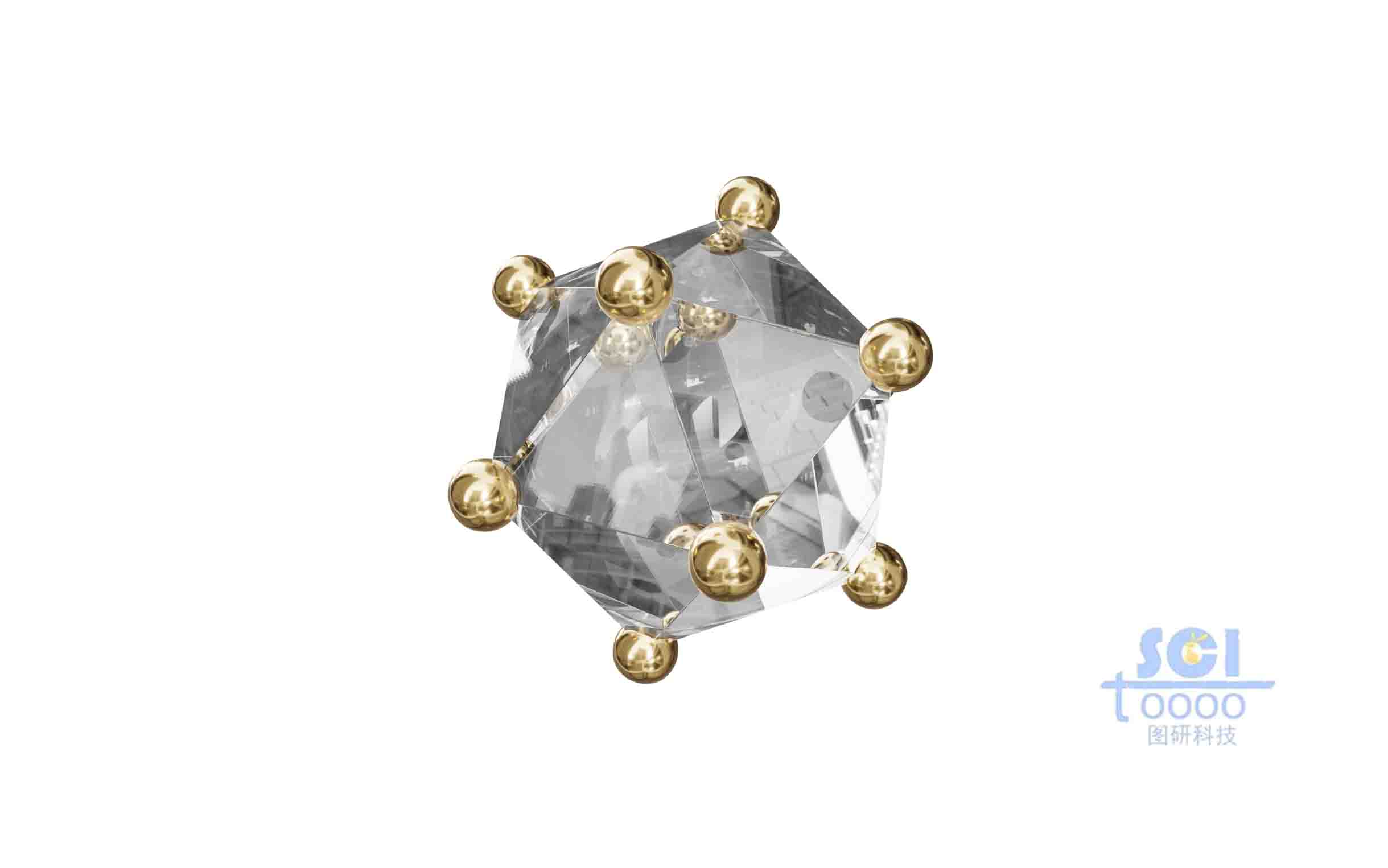 頂點(diǎn)吸附小球的多面體