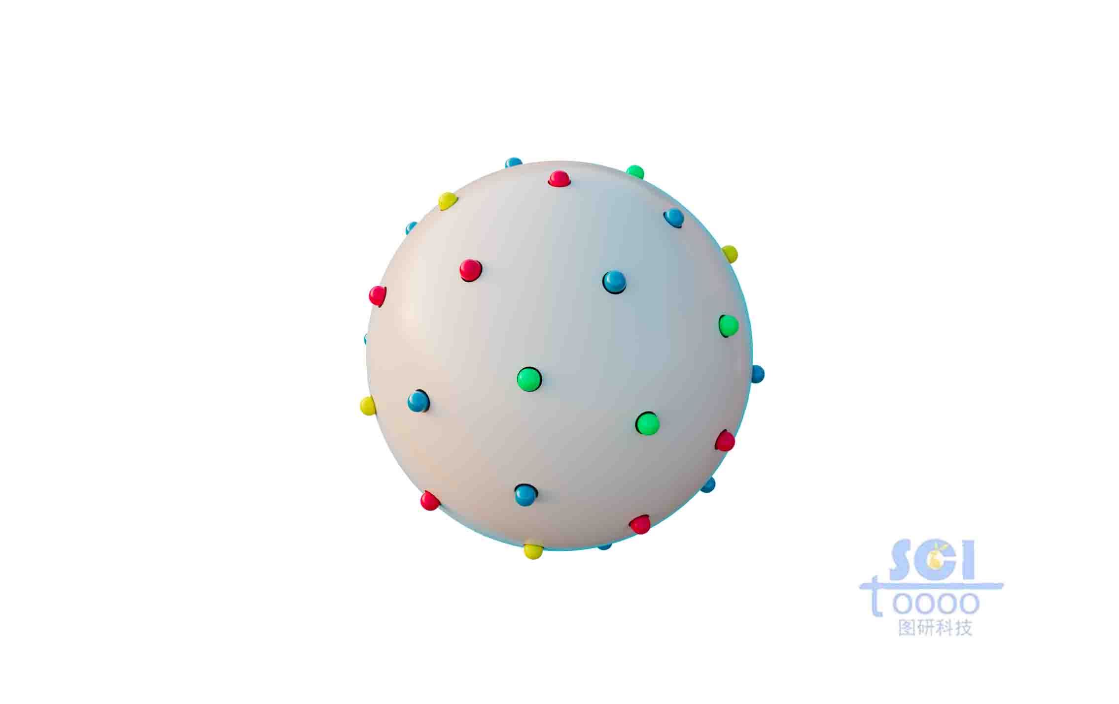 表面鑲嵌不同粒子的多孔納米球