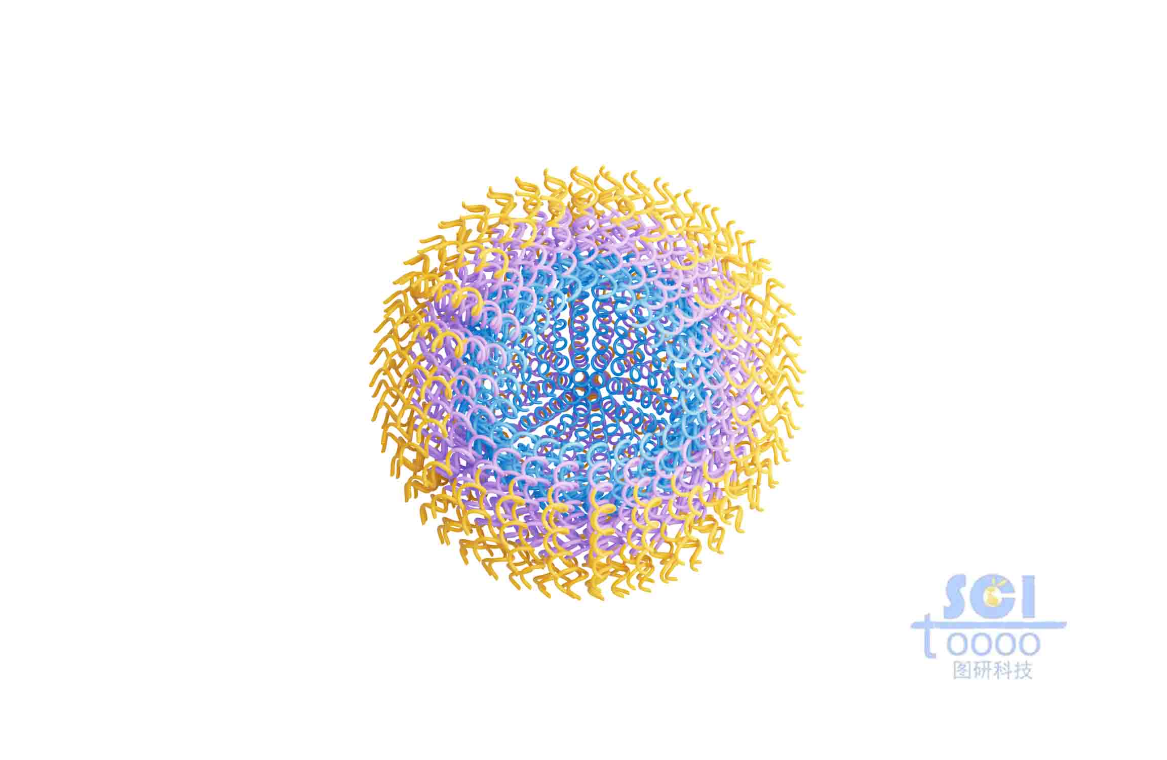 八分之一切口的納米球