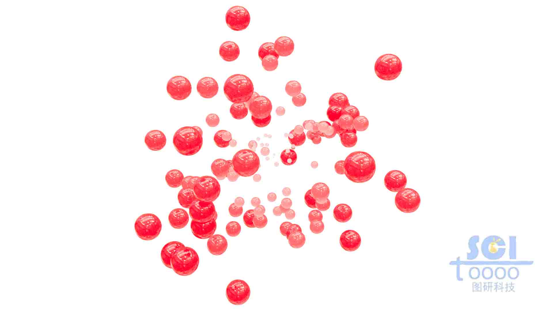 不規(guī)則分布的小球