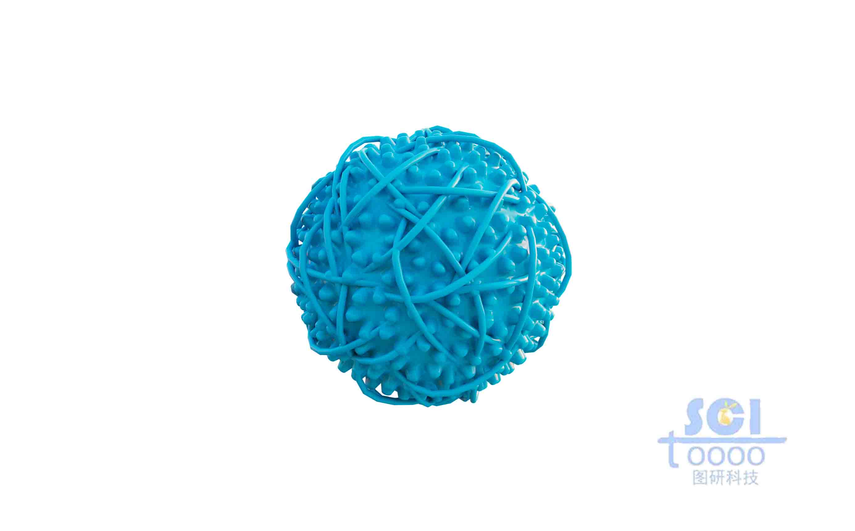 長(zhǎng)鏈短鏈交織的實(shí)心納米球