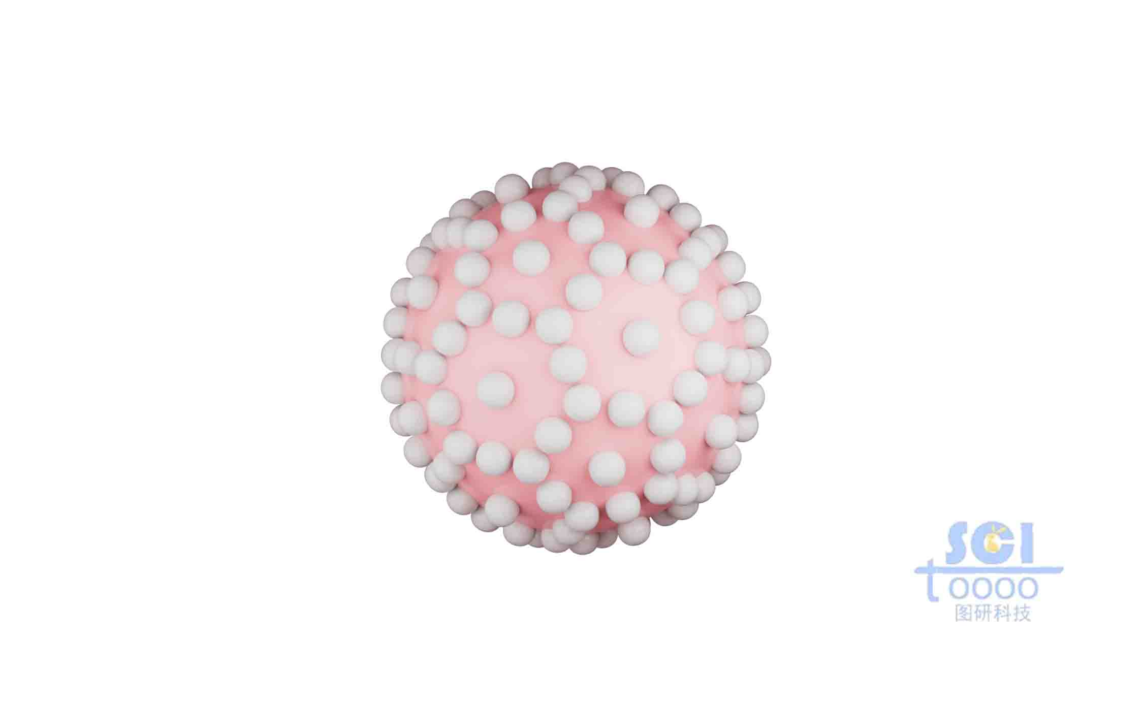 負(fù)載納米顆粒的納米球