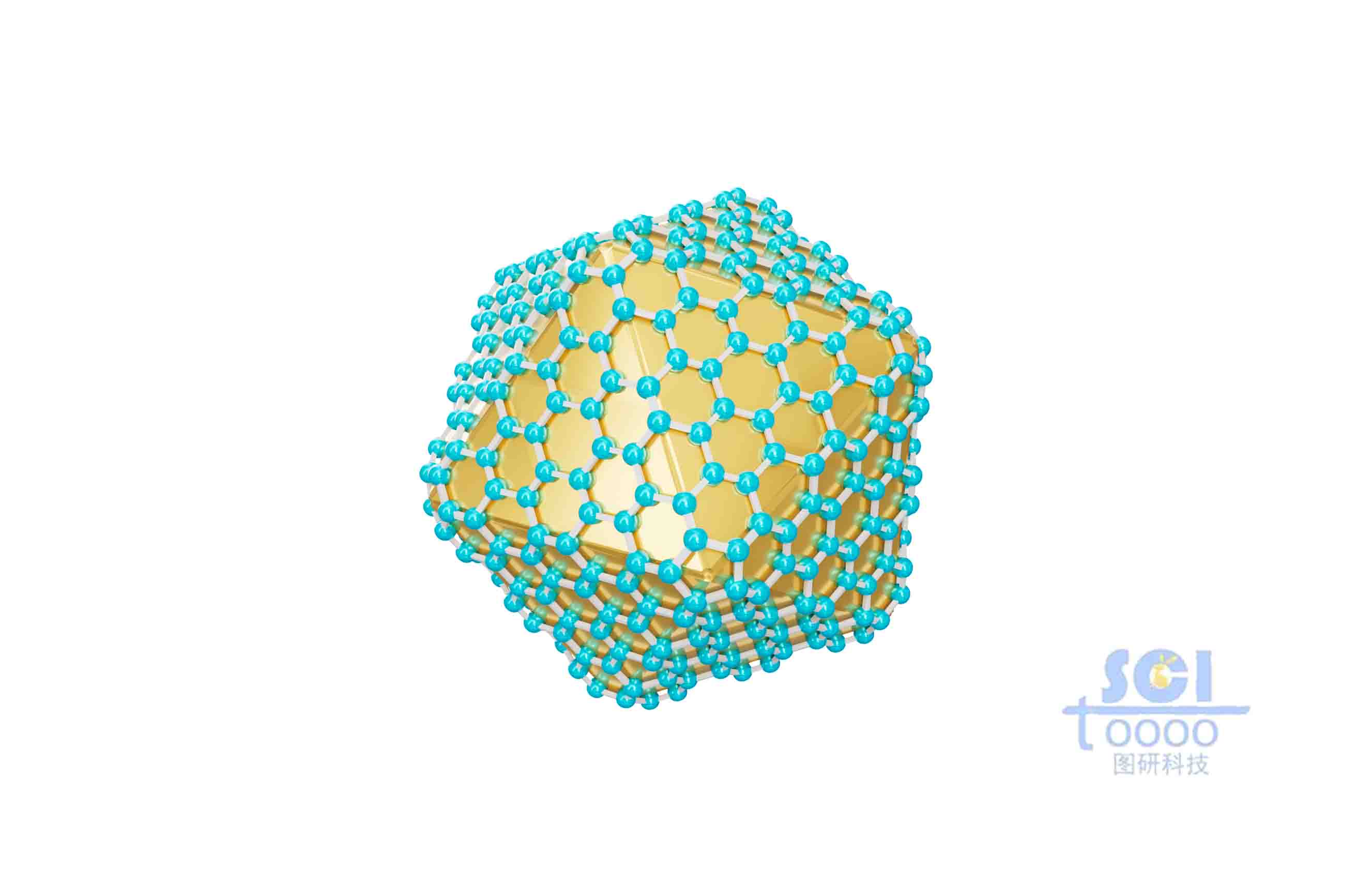 石墨烯包裹的多面體