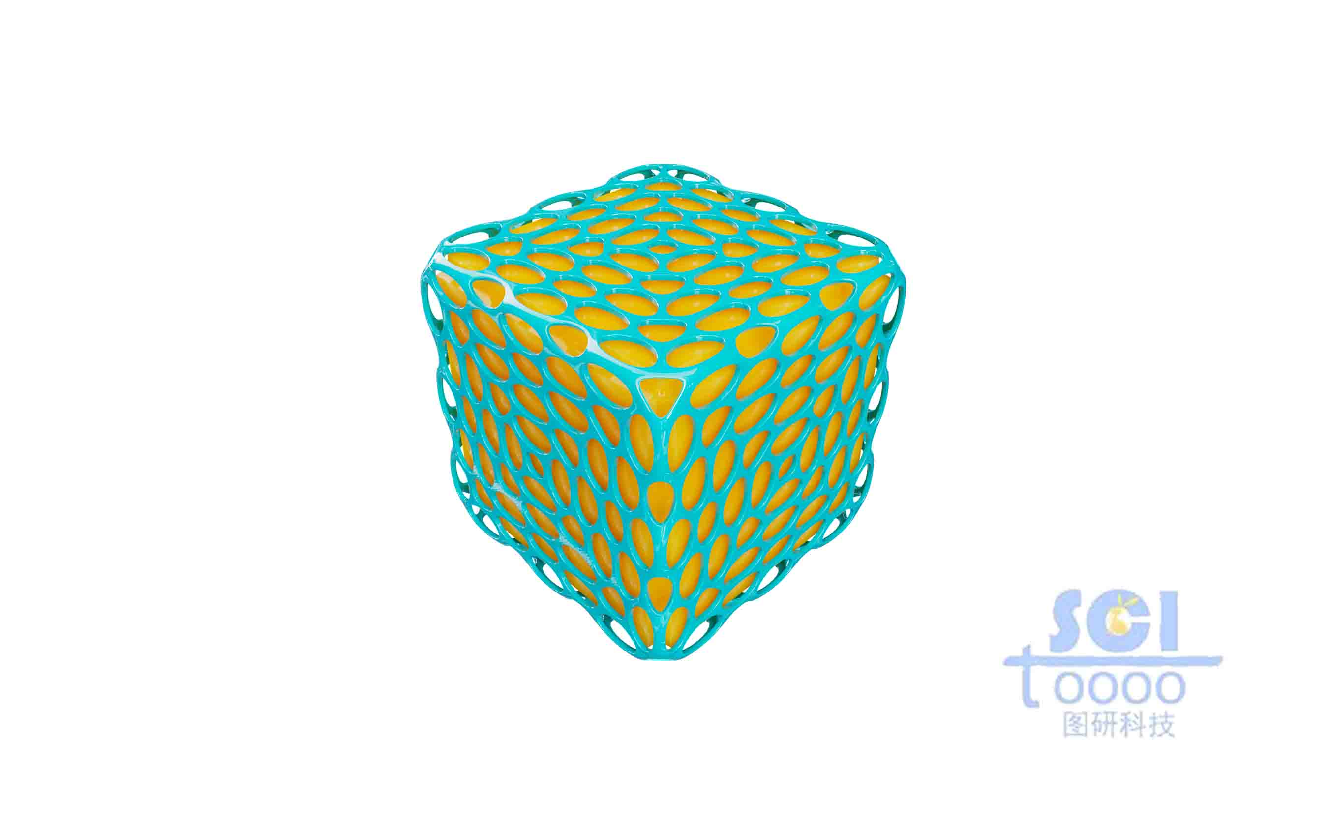 鏤空包裹的立方體