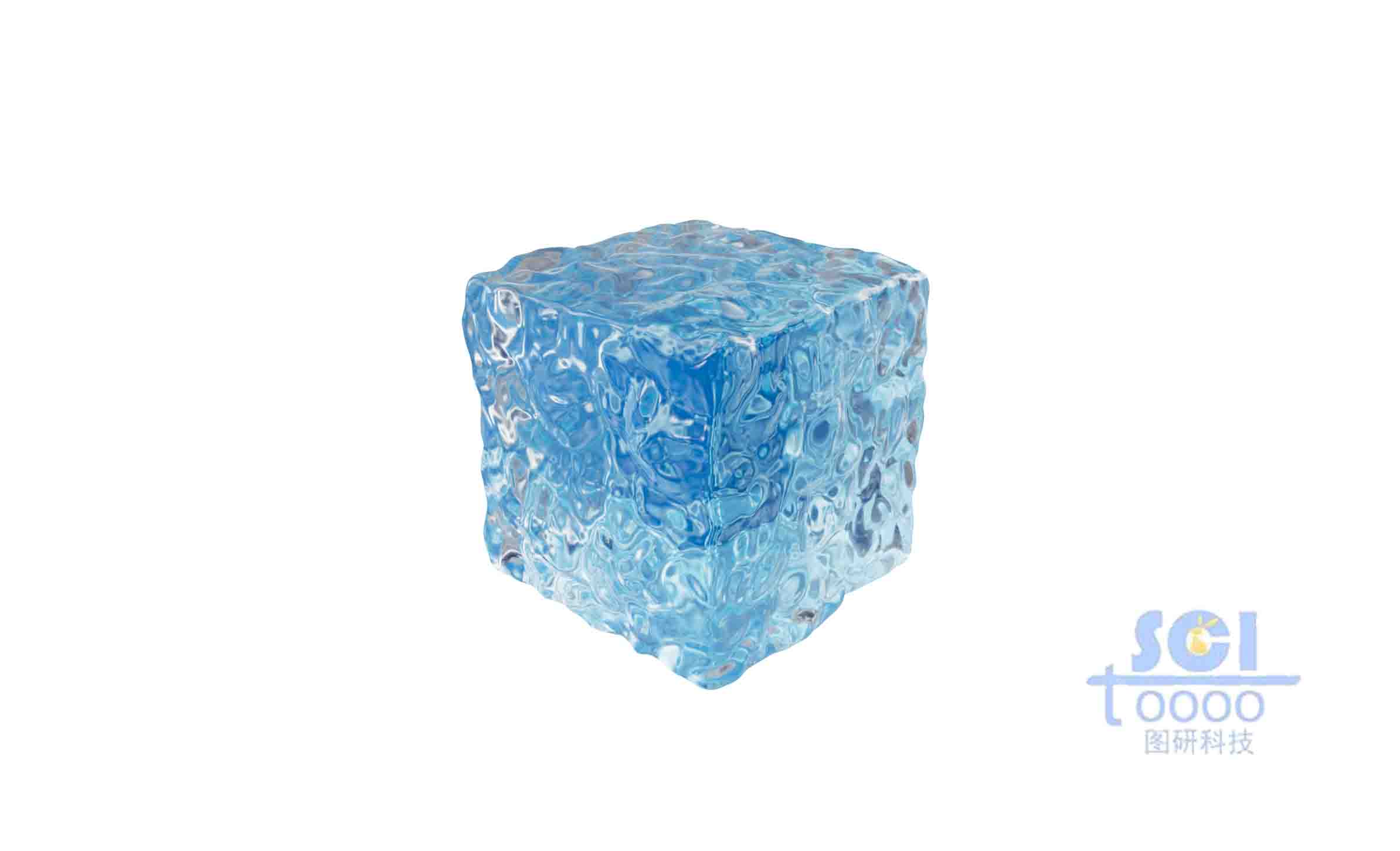 表面凹凸不平的立方體