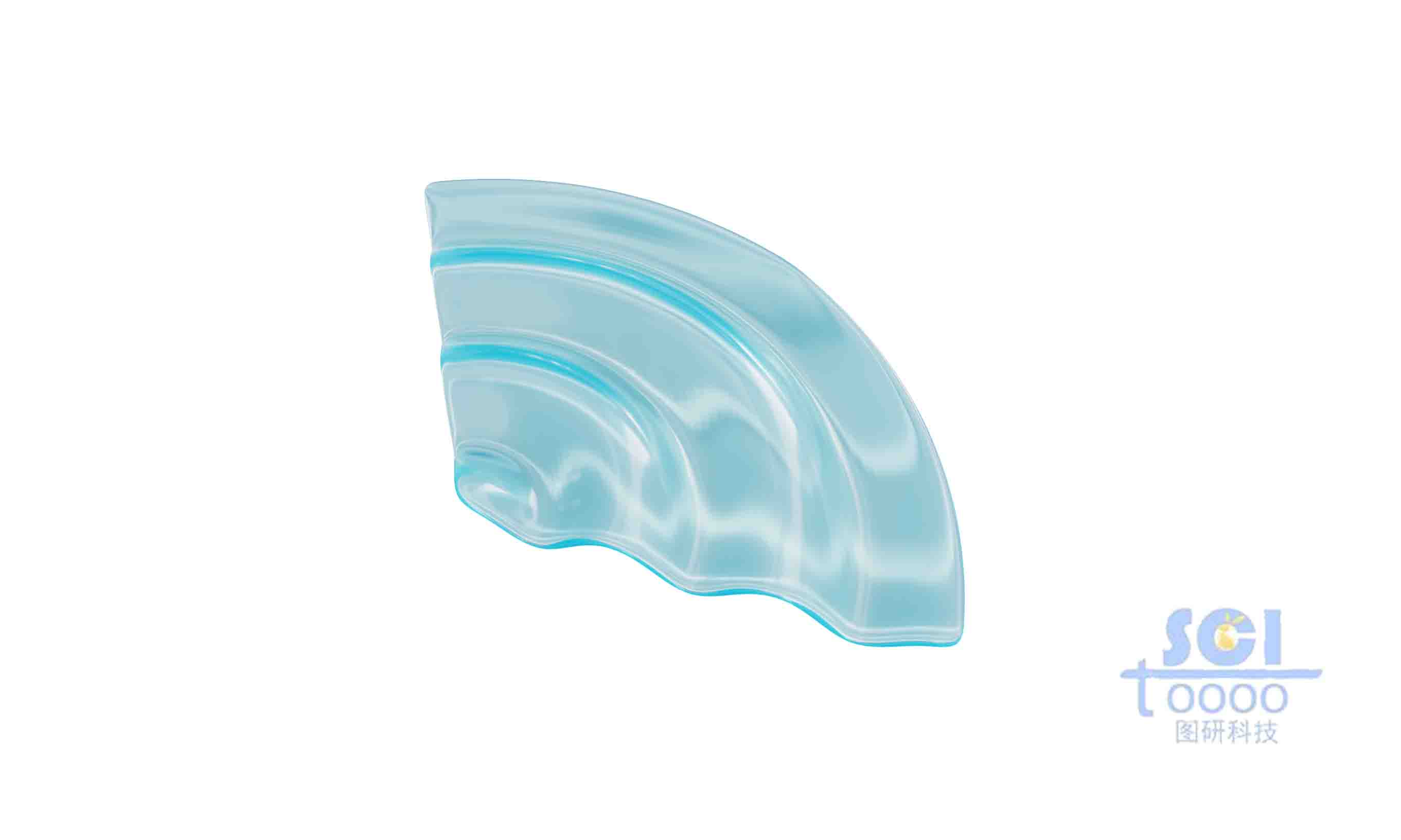 三分之一的水波紋