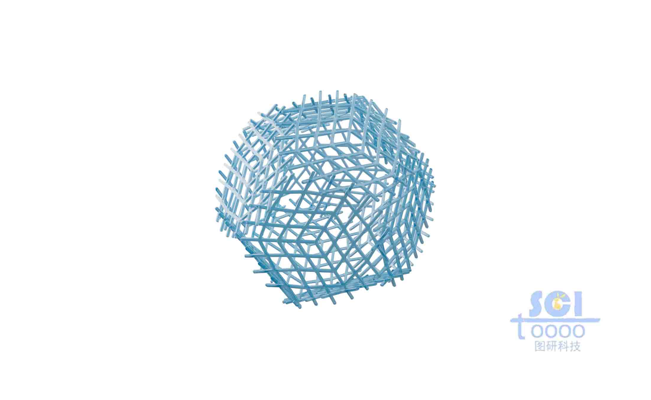 多孔片層組成的球殼結(jié)構(gòu)