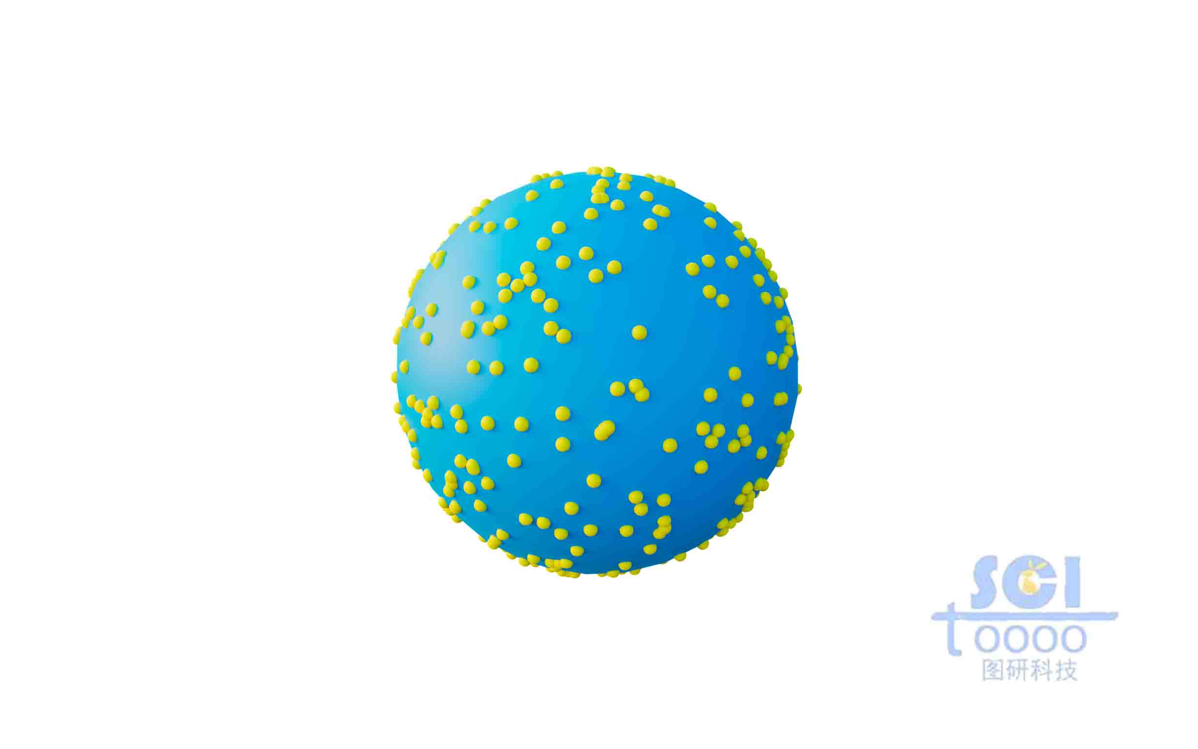 表面分布不規(guī)則納米顆粒的納米球