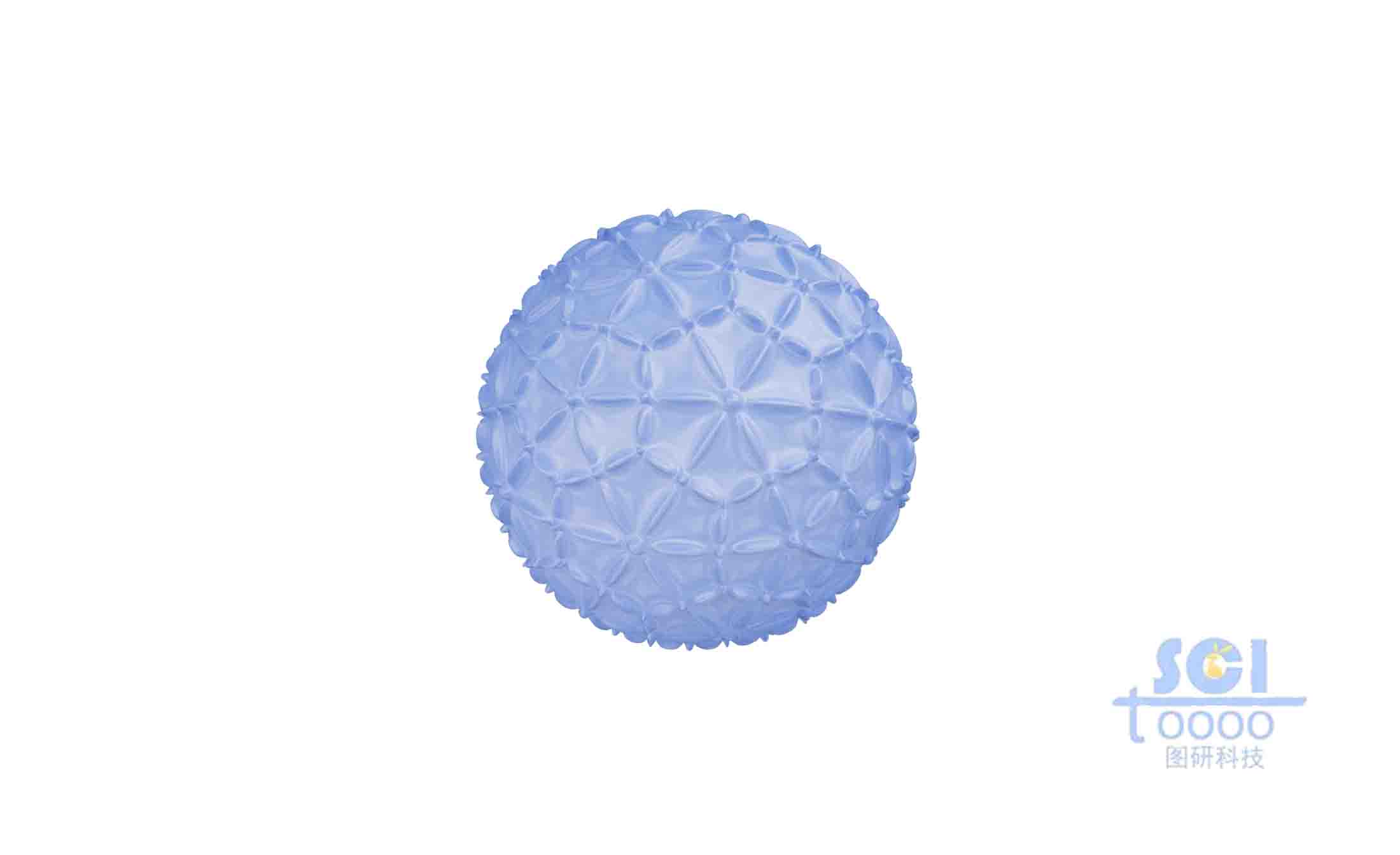 表面規(guī)律且凹凸不平的納米球