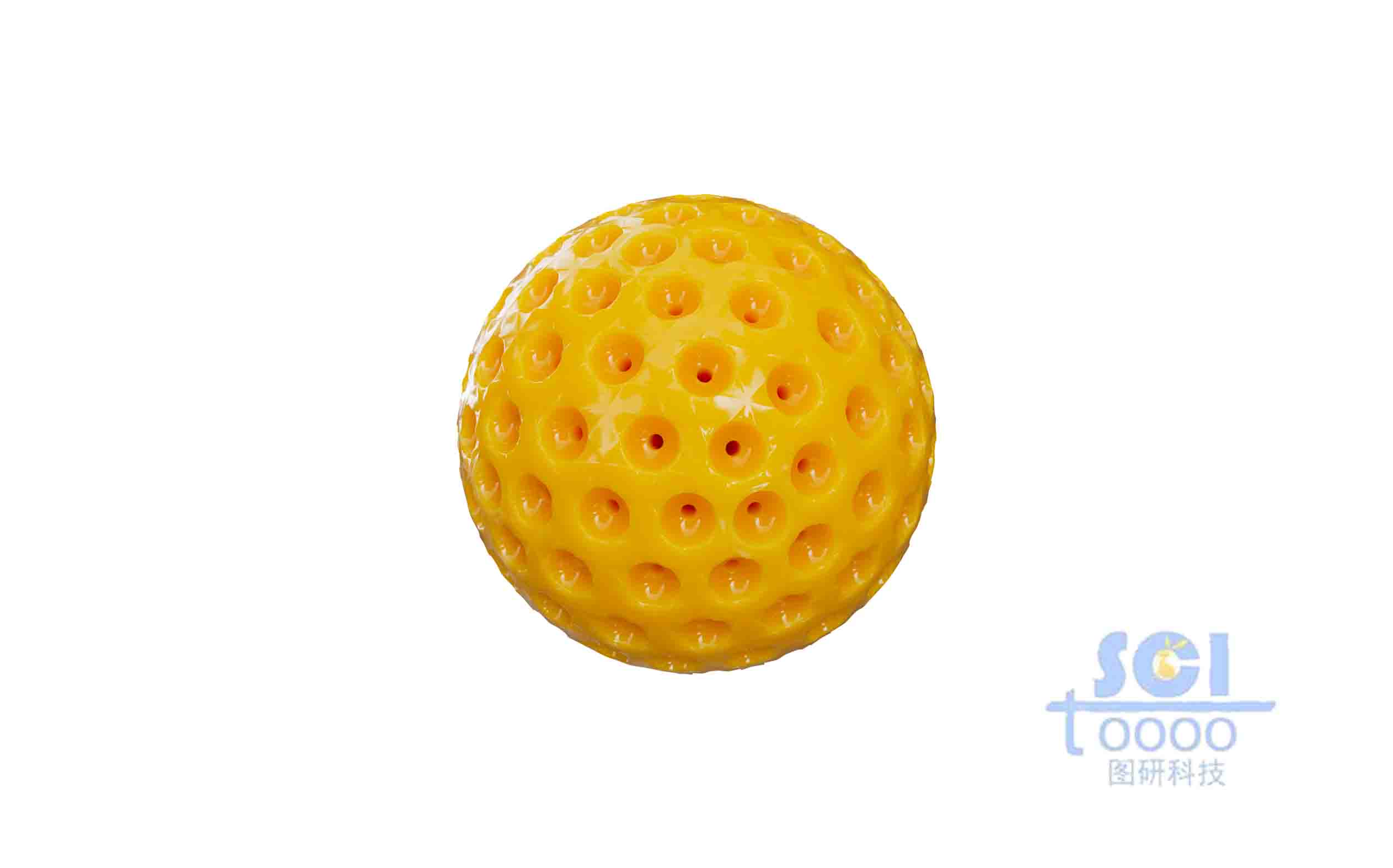 帶小洞的多孔球