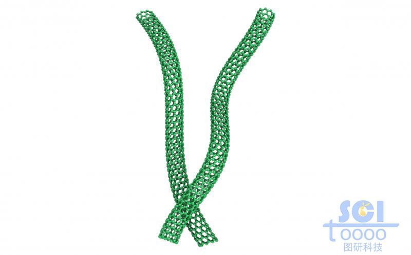 彎曲的碳納米管