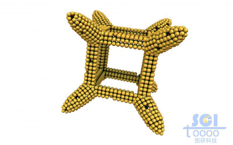 原子堆積的八臂框架結(jié)構(gòu)