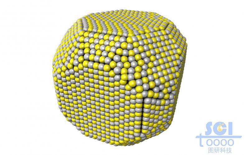 FeS2納微米晶體材料構(gòu)成的削角立方體結(jié)構(gòu)