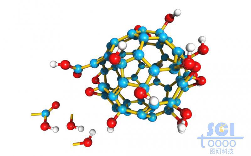 表面有標(biāo)記物的富勒烯