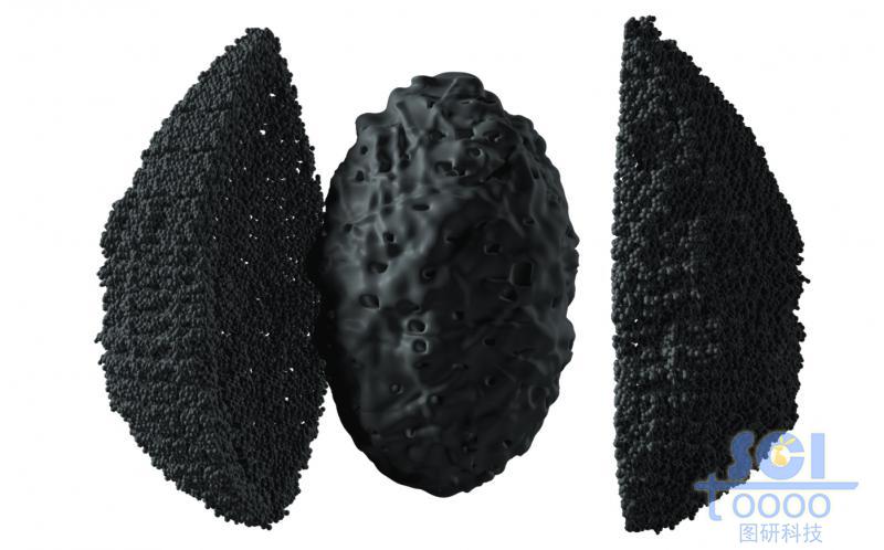 外層細(xì)密小孔內(nèi)部大孔的核殼雙層納米結(jié)構(gòu)