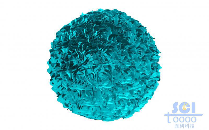 花瓣狀團簇形成的納米顆粒/微球