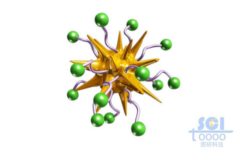 表面帶修飾基團(tuán)的金納米星