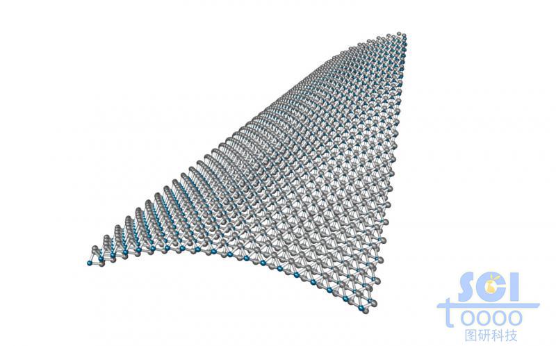 柔軟起伏的二硫化鉬片