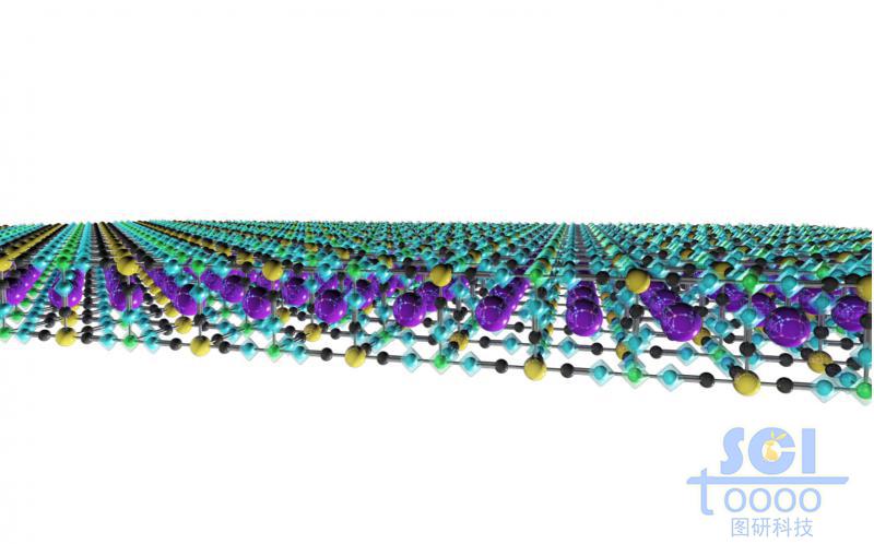 普魯士藍納米晶大片網(wǎng)狀結(jié)構(gòu)