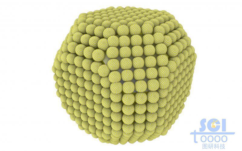 FeS2納微米晶體材料構(gòu)成的削角立方體結(jié)構(gòu)