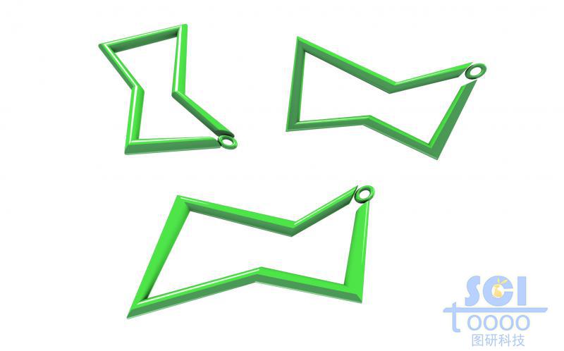 糖分子的分子模式圖