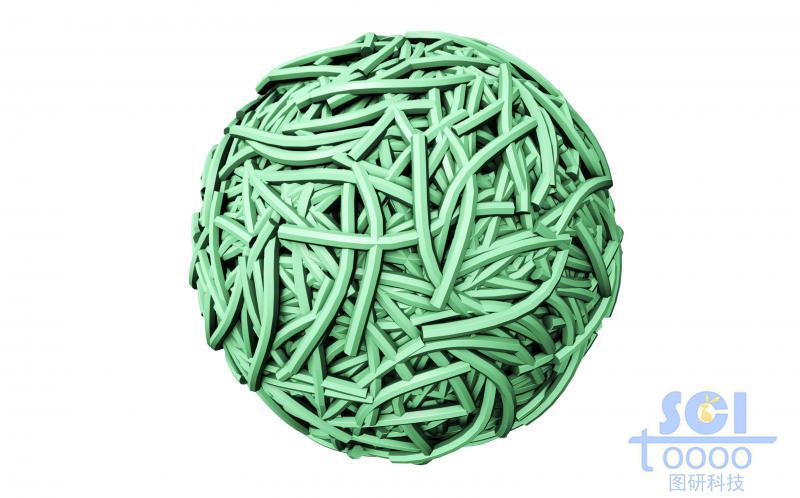 高分子鏈段交聯(lián)纏繞形成的籠狀結(jié)構(gòu)