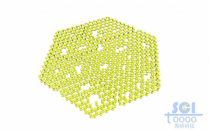 帶缺陷的六邊形石墨烯片