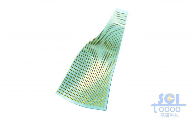 布滿納米棒的柔性膜材料