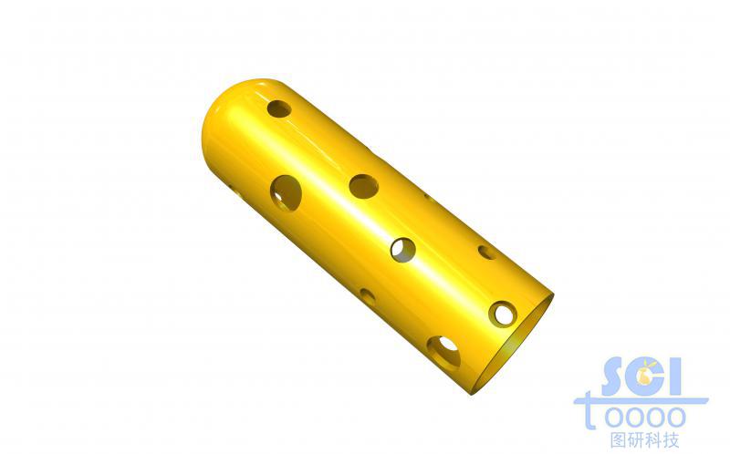 頂端封閉的多孔納米棒