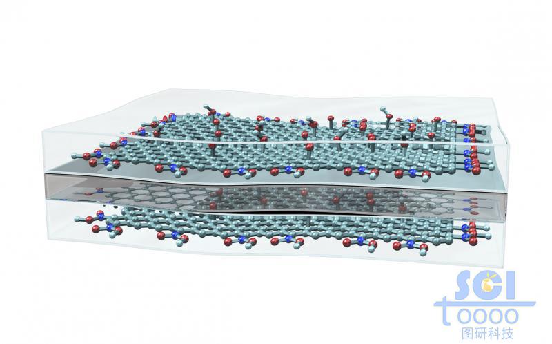 組裝成光子晶體塊的氧化石墨烯片層