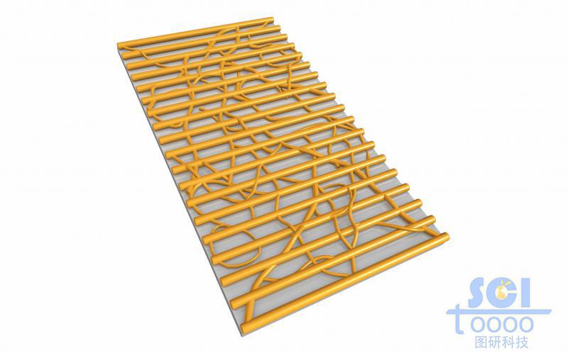 高分子鏈段堆積形成的疏水膜