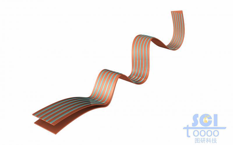 多層復(fù)合的柔軟起伏的柔性膜片