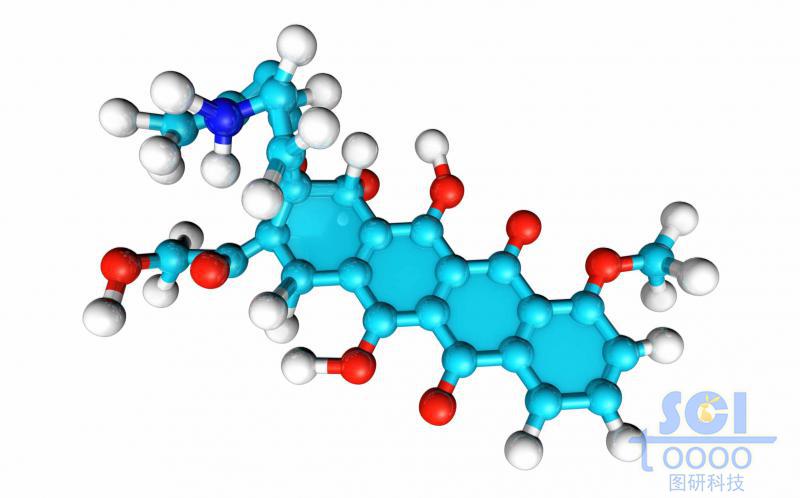 小分子藥物/分子模式圖/DOX