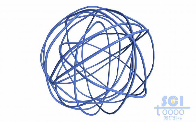 高分子鏈段交聯(lián)纏繞形成的籠狀結(jié)構(gòu)